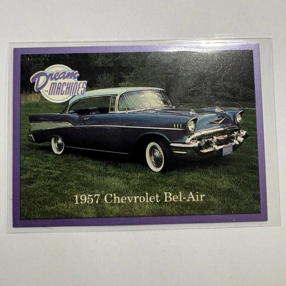 1957 Chevrolet Bel-Air Automobile Dream Machines Trading Card Imperial Palace 91